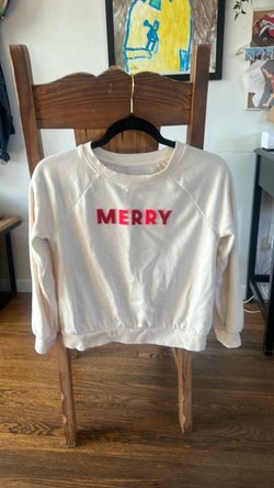 Merry Christmas sweatshirt youth large