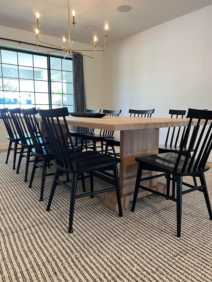 Custom Designed Farmhouse Dining Tables.