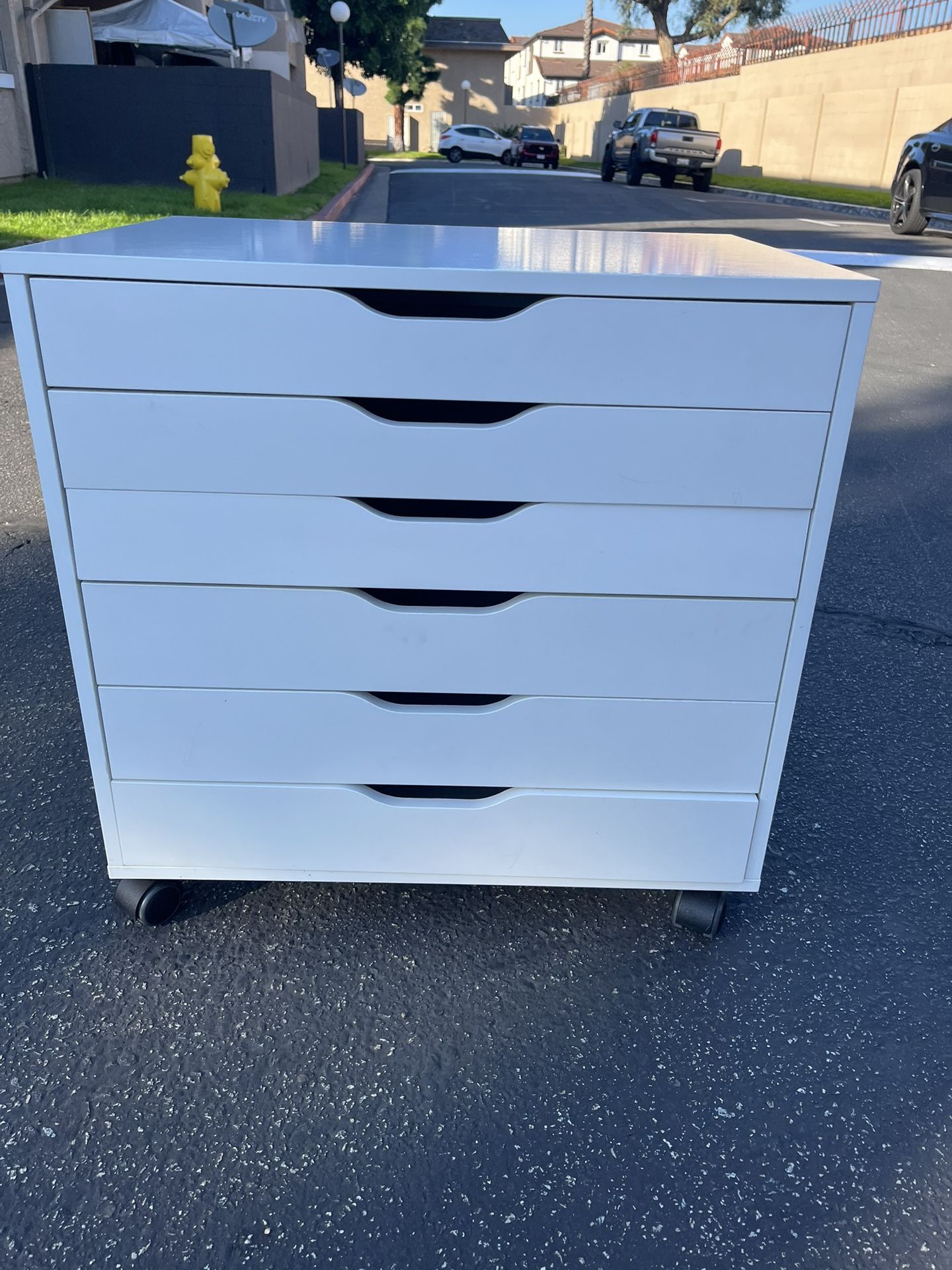 End Table Drawers Storage 