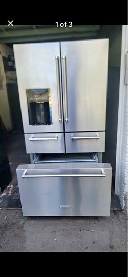 KitchenAid 5 doors refrigerator nevera heladera frío