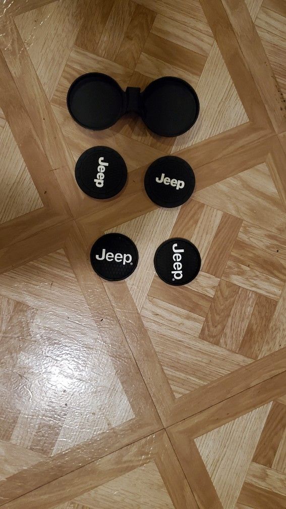 2015 Jeep Cherokee Cup Insert And Car Coasters