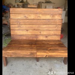 Wood Bench