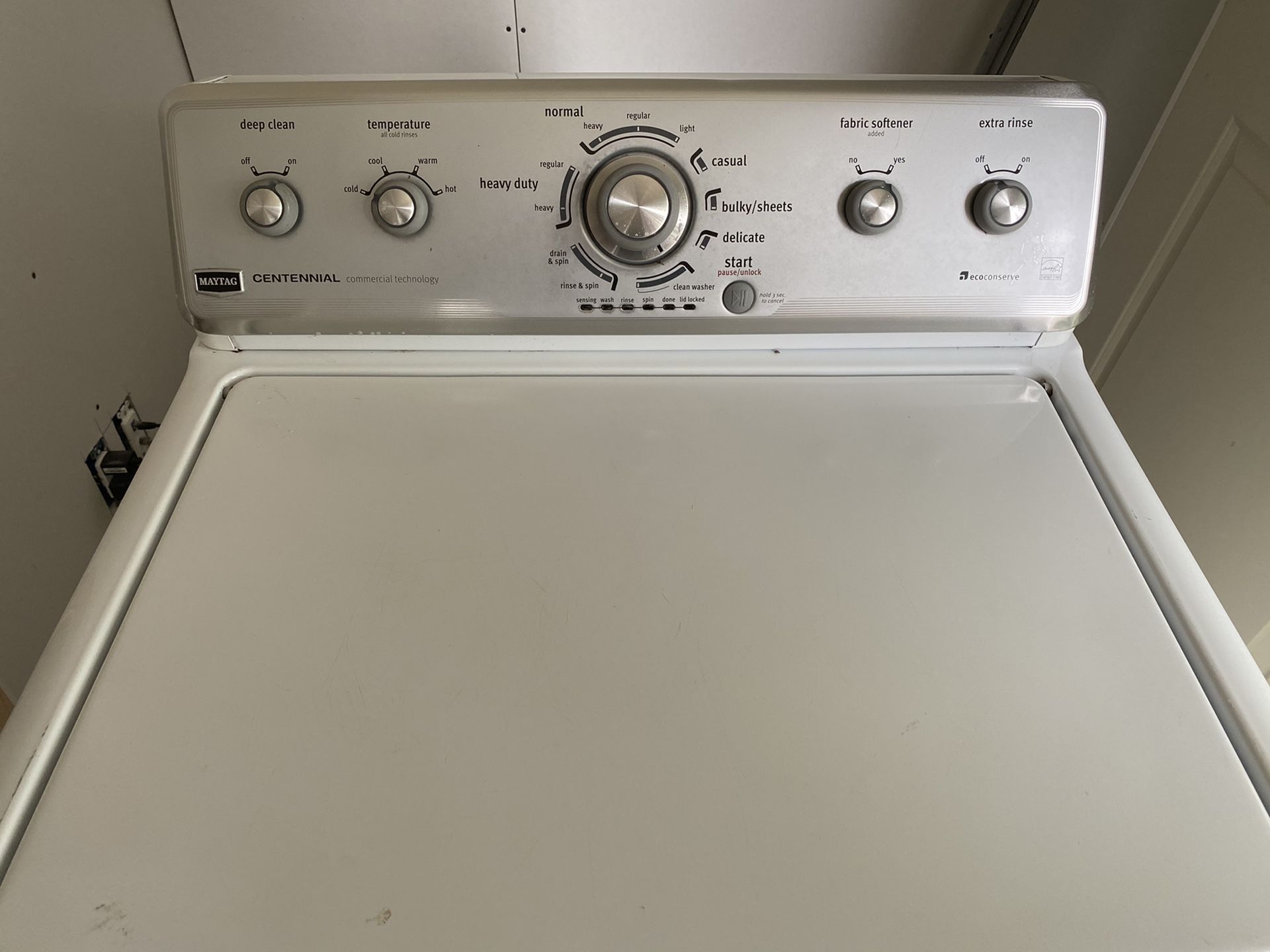 Maytag washing machine