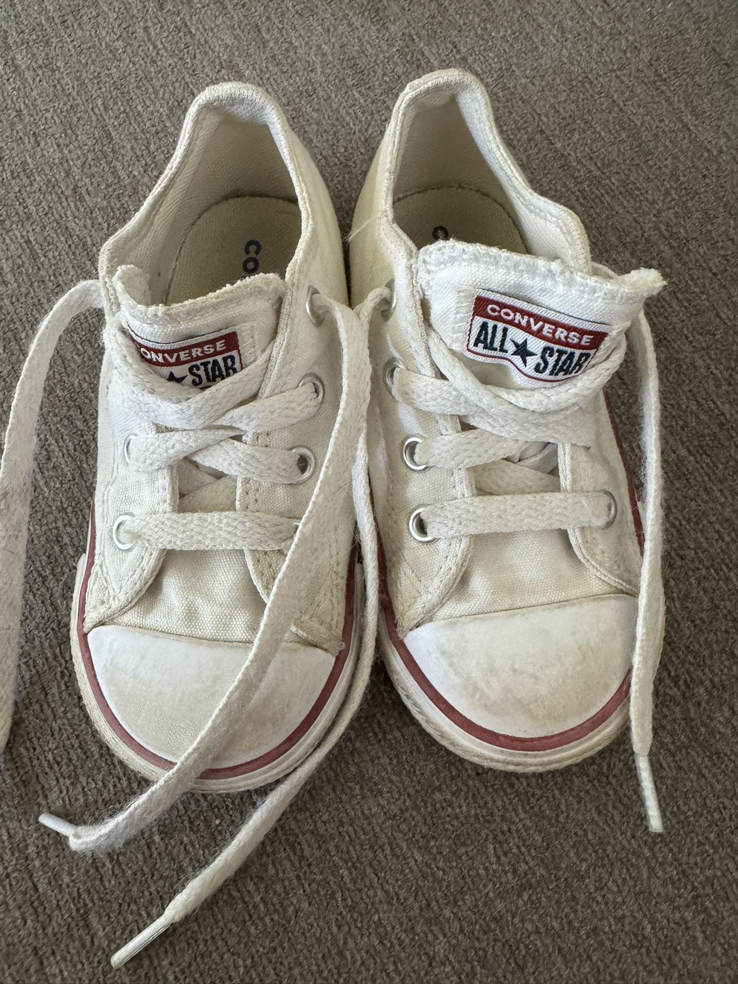 Toddler White Converse