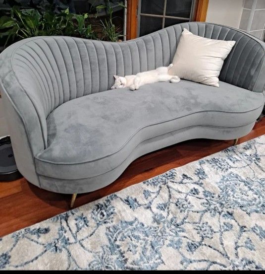Sophia Gray Sofa$10 Down Payment And Financing Available