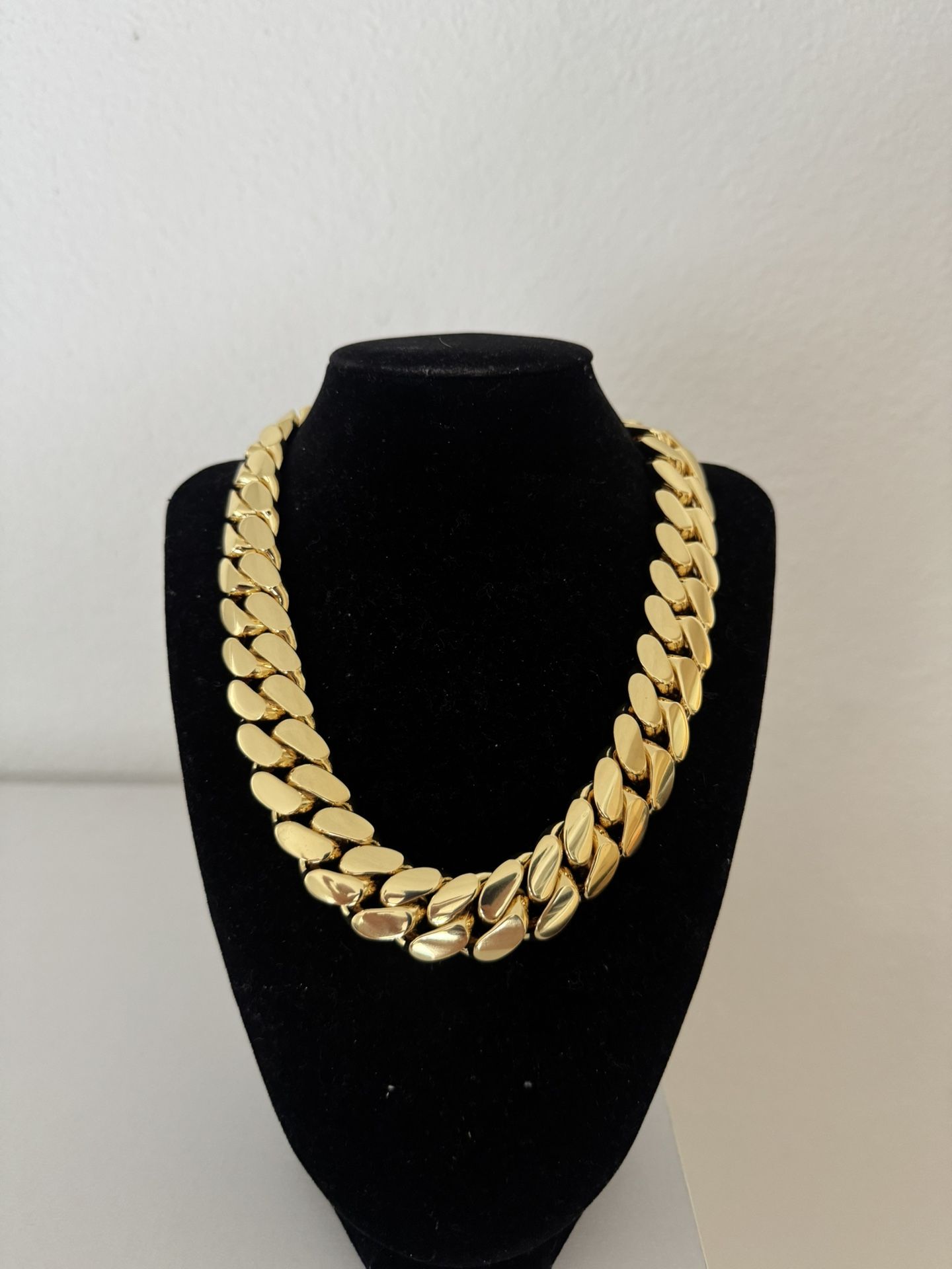 Solid 14k Gold Laminated Chain