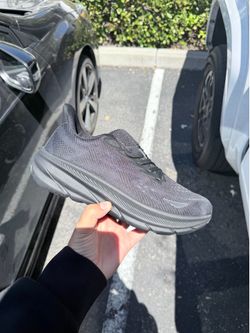 Hoka look a like black running shoes