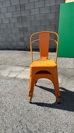 Metal chairs