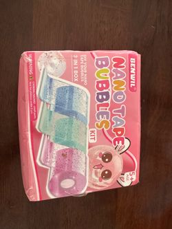 BENWIL Nano Tape Bubble Kit for Kids, Squishy Making Maker Kit, Birthday Gifts for 4 5 6 7 8 9 10 Year Old Girls Girl, Kids Toys for Girls 4-6 6-8 8-1