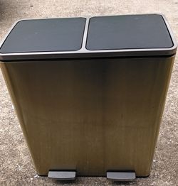 Stainless steel 2 slot trash compactor