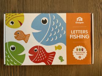 COOGAM Letters Fishing Game Fine Motor Skill Toy