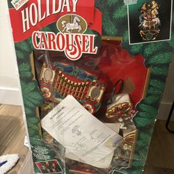 Vintage Mr Christmas holiday carousel
