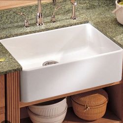 DAMAGE Franke
Manor House 19-2/3" x 15-3/4" Single Basin Farmhouse Fireclay Kitchen Sink