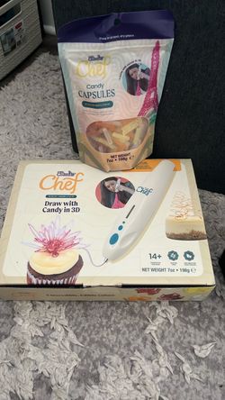 3D Chef Pen with candy capsules