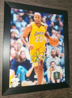 Brian Shaw Signed 8x10 Photo JSA/COA Los Angeles Lakers