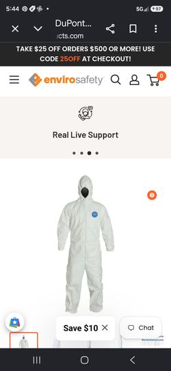 Very good disposable paint suits complete head to toe