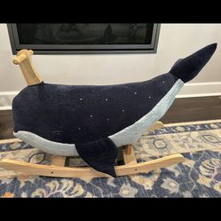 Crate & Barrel Whale Rocker Toy