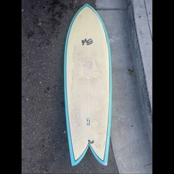 6’ KG Mabile Twin Fin  Fish