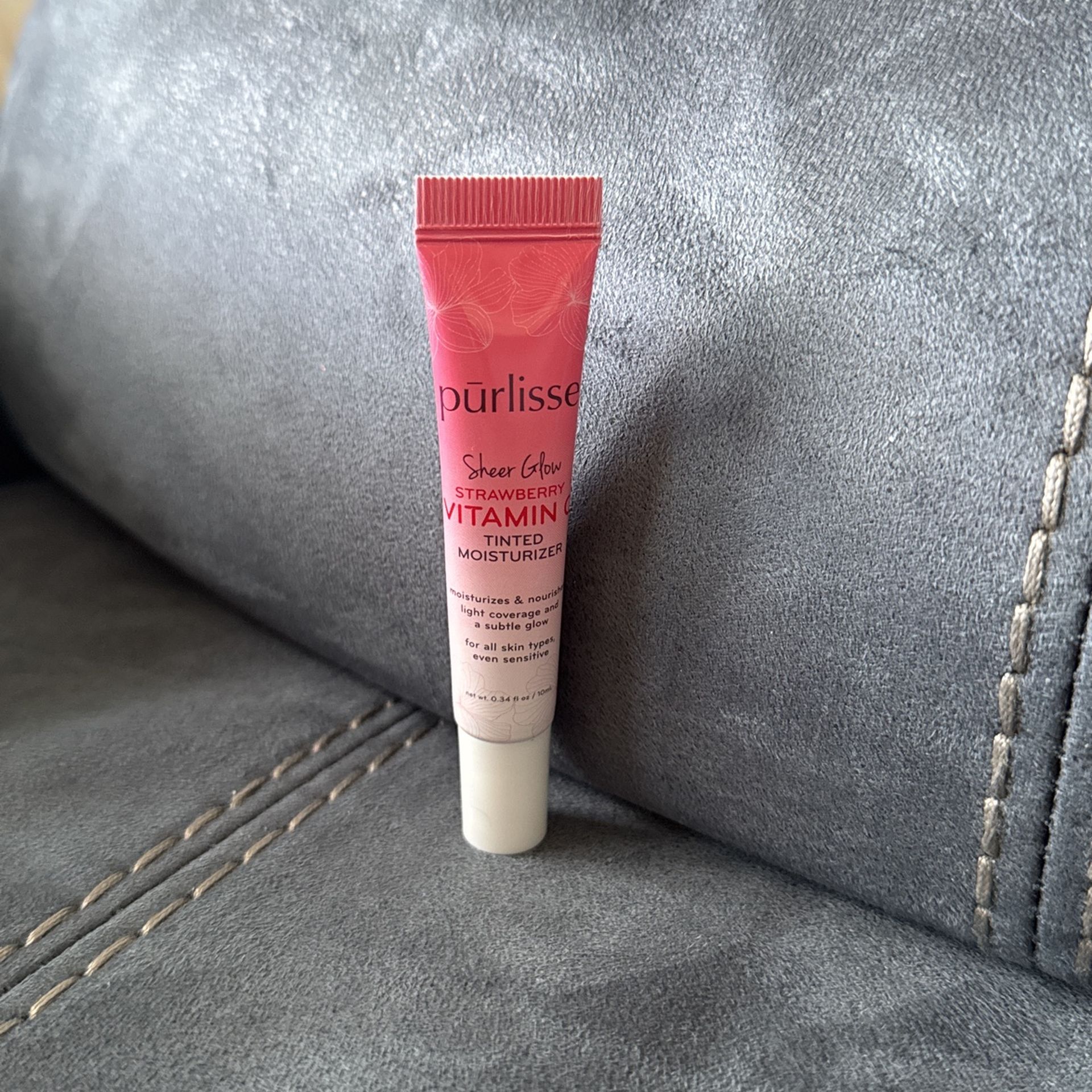 New From Ipsy Sealed Purlisse Sheer Glow Strawberry Vitamin C Tinted Moisturizer