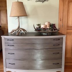 Dixie Mahogany Bowfront Dresser