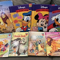 EXCELLENT LOT OF 8 DISNEY HARDCOVER BOOKS