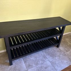Wood Console Table