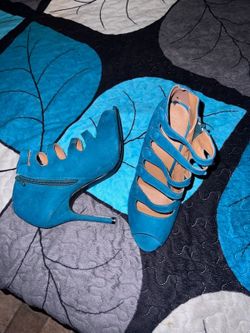 Womens Blue Heels