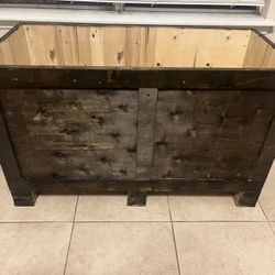 Large Planter Box/Raised Bed. Measurements In Photo   