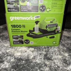 Green Works 1800 PSI Pressure Washer 