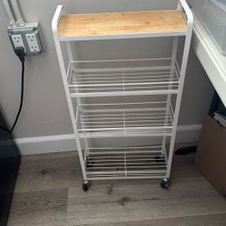 Bathroom Slender rolling caddy