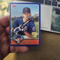 Craig Brazell Baseball Card
