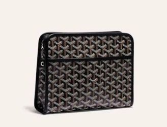 Goyard Clutch Pouch Bag Black