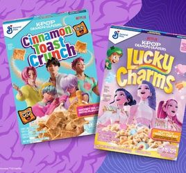 Limited Edition KPop Demon Hunters Cereal Bundle - Saja Boys & Huntrix (2-Box Set)