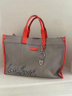 VINTAGE Henry Bendel Purse/Tote, with bag charm!