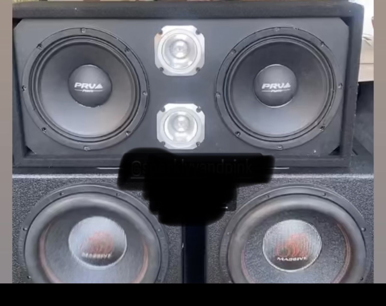 PRV 10” Chucherro 12” Subs Ds18 amps For The Low!