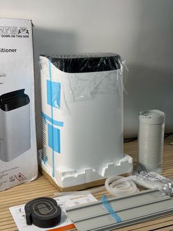 14000 BTU Portable Air Conditioners, Cools Up to 700 Sq.Ft, Free standing AC Unit, Cooling, Dehumidifier, Fan, Sleep Mode, Remote Control & Installati