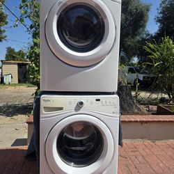 Washer and gas dryer