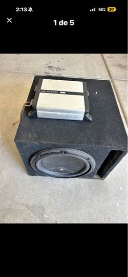 Vendo bocina JL Audio medida “10” y un amplificador clase D también JL Audio
