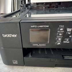 Used Brother MFC-J497DW Multifunction Inkjet Printer