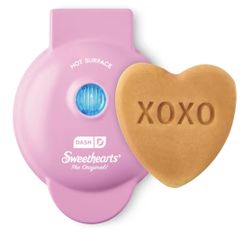 DASH x Sweethearts® Mini Waffle Maker - 4” Waffle, Heart Shaped Waffle, Nonstick 