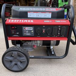Craftsman 6000 Watt Generator For Sale