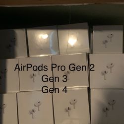 Apple AirPods Pro Gen 2 And Gen 3,4