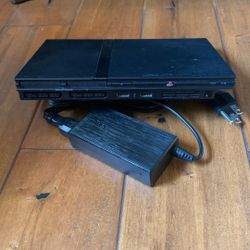 Sony PlayStation 2 Slim console.  