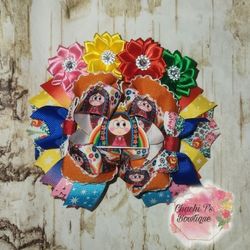 Virgen De Guadalupe Boutique Bow