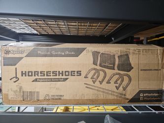 Brand New GoSports Steel Horseshoe Set