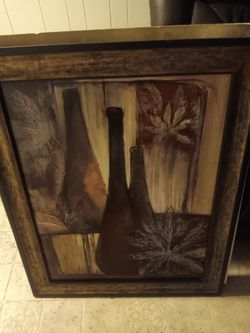 Framed Abstract Art By Sandy Clark