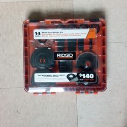 New Ridgid 14 Piece Multi-tool Blade Kit