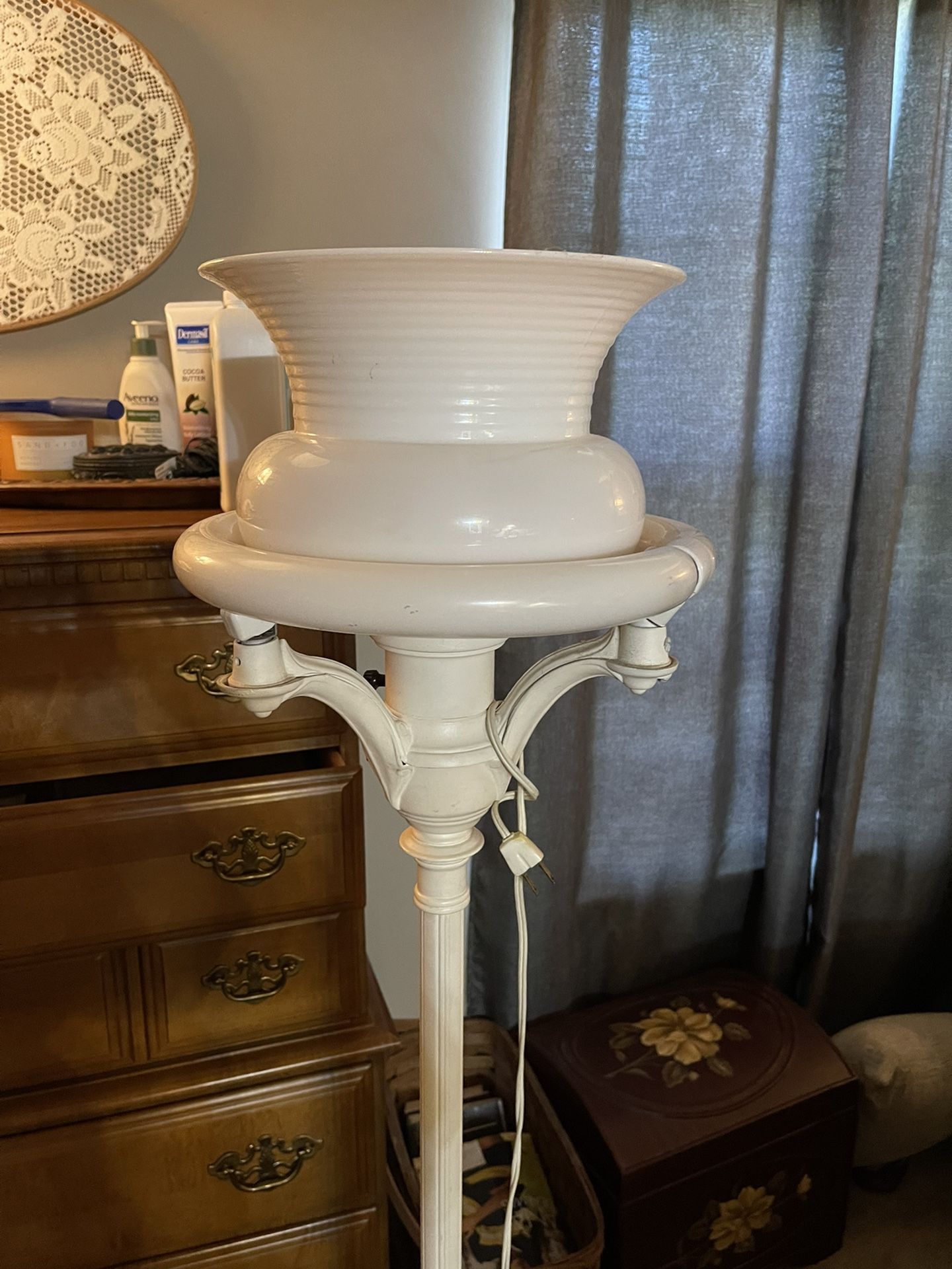 Antique Marble Bottom Floor lamp