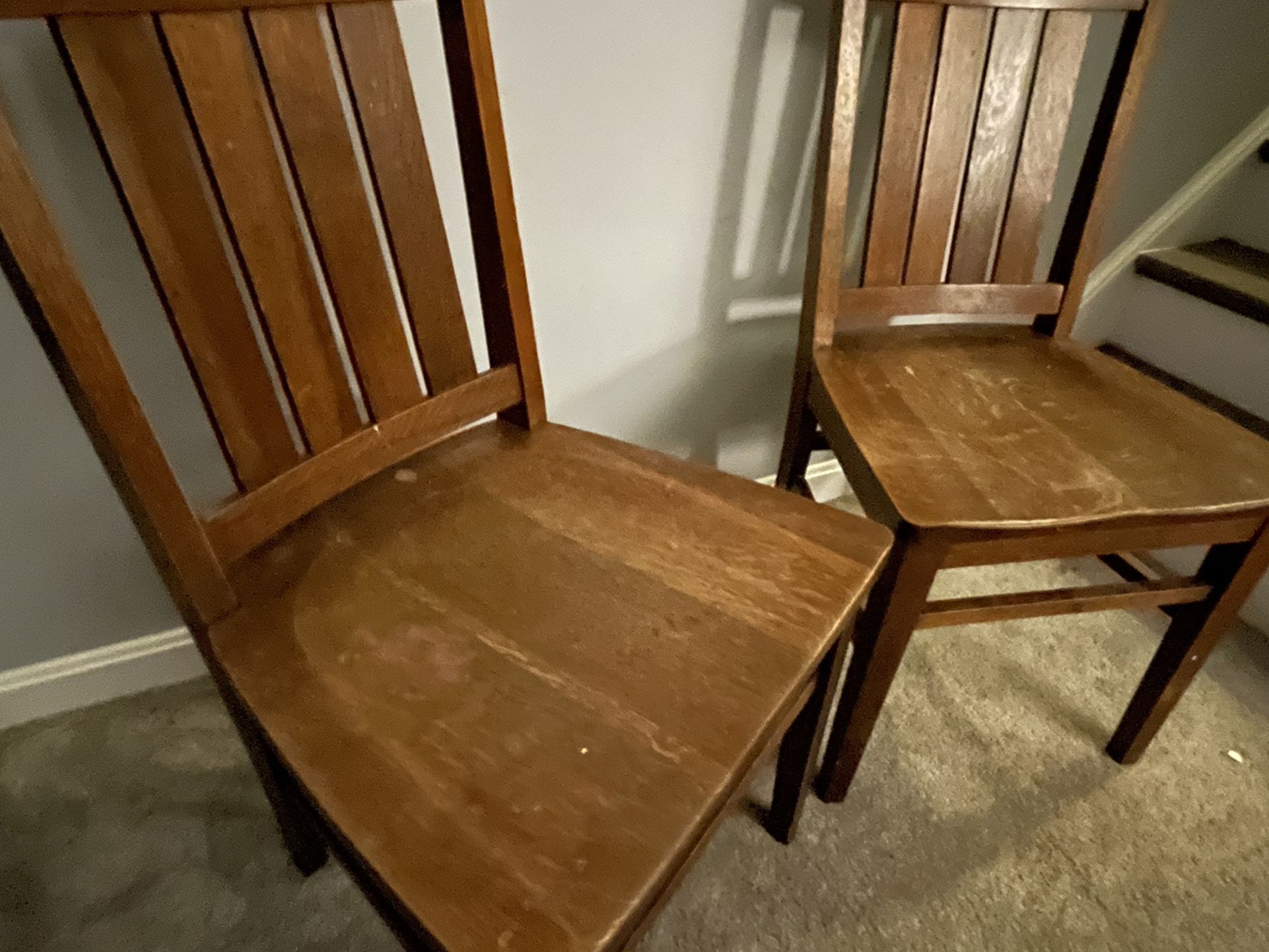 Beautiful Hardwood Antique Chairs