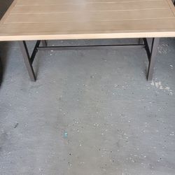 New  Coffee  Table Aluminum Alloy Faux Wood